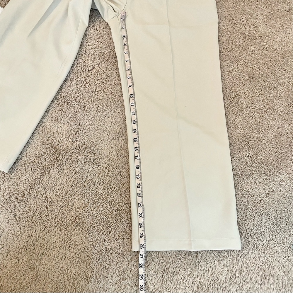 NWT Funyyzo Cream Neutral Wide Leg Dress Pants Trousers - Picture 10 of 15